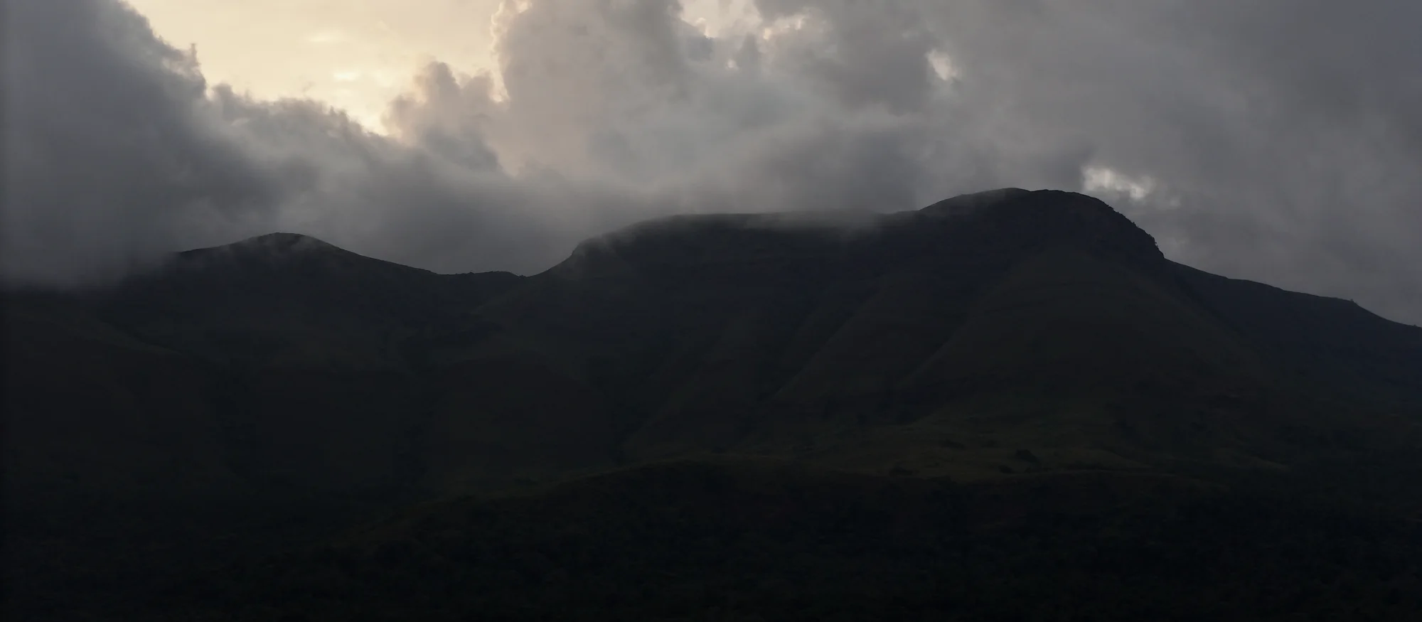 Mist over the Baba Budan Giri range, Chikmagalur